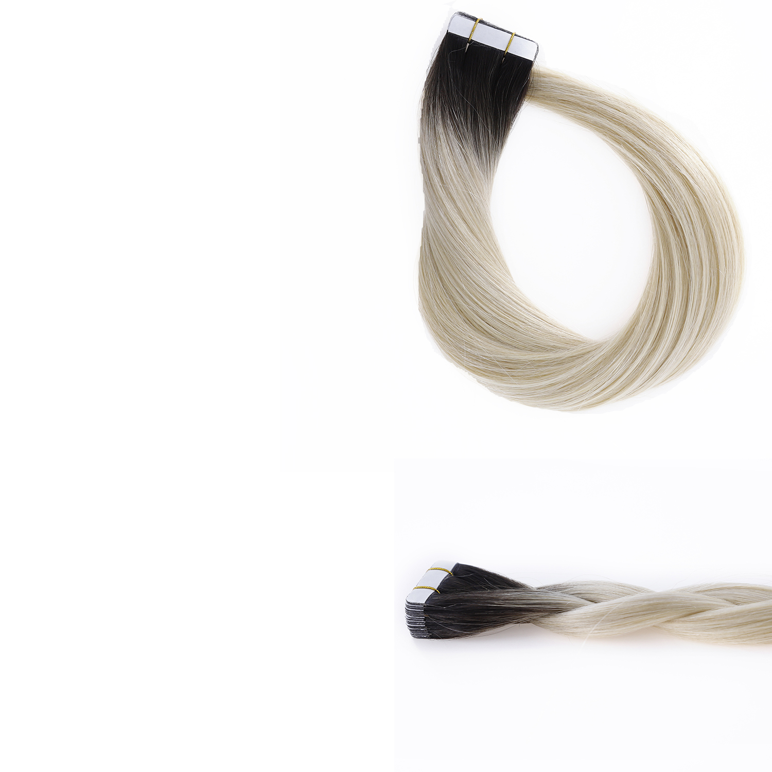 #R2/60 color tape in hair extensions
