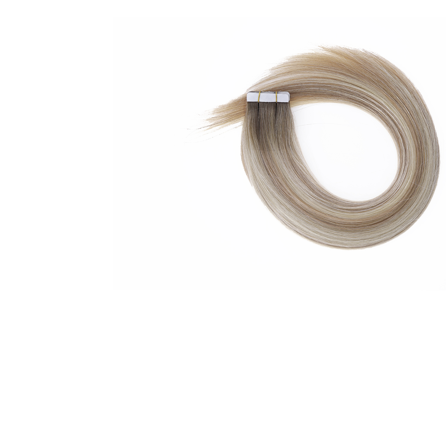 #R8-12/60 color tape in hair extensions